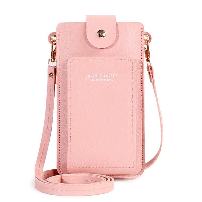 Bolsa Transversal Feminina  - com TouchPhone